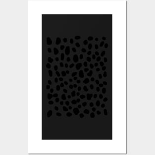 Light Blue Spots Pattern Posters and Art